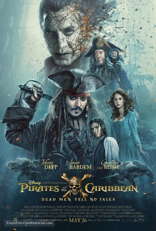 Pirates of the Caribbean: Dead Men Tell No Tales A2 Movie Poster-Pixel Demon