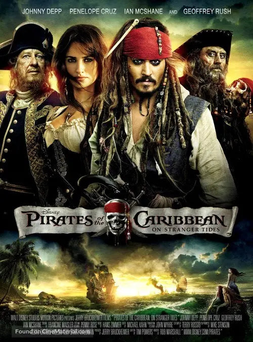 Pirates of the Caribbean: On Stranger Tides A2 Movie Poster-Pixel Demon