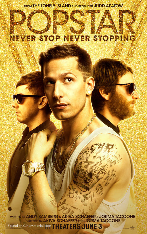 Pixel Demon Popstar: Never Stop Never Stopping Movie Poster A2 Size