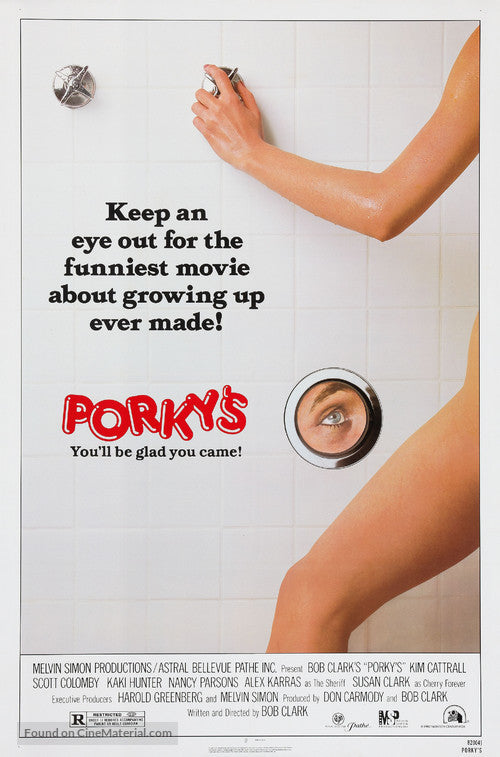 Porky's Cinema Movie Poster A2 Size
