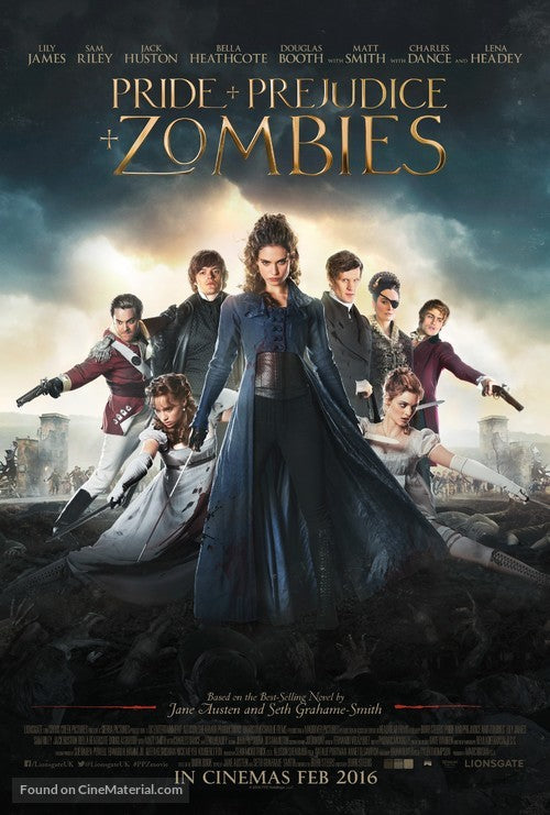 Pride and Prejudice and Zombies A2 Movie Poster-Pixel Demon