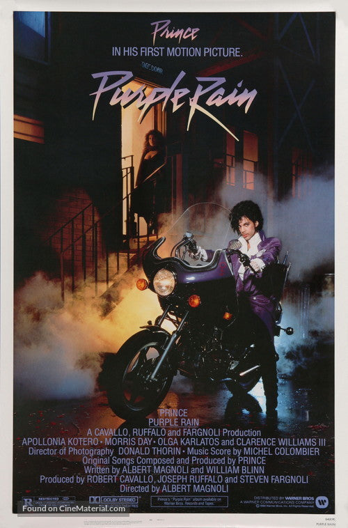 Purple Rain Cinema Movie Poster A2 Size