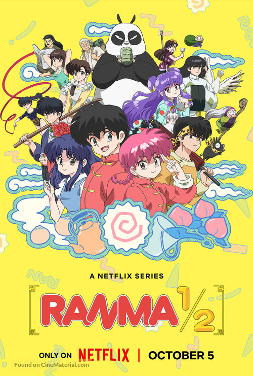Ranma 1/2 TV Series Poster A2 Size