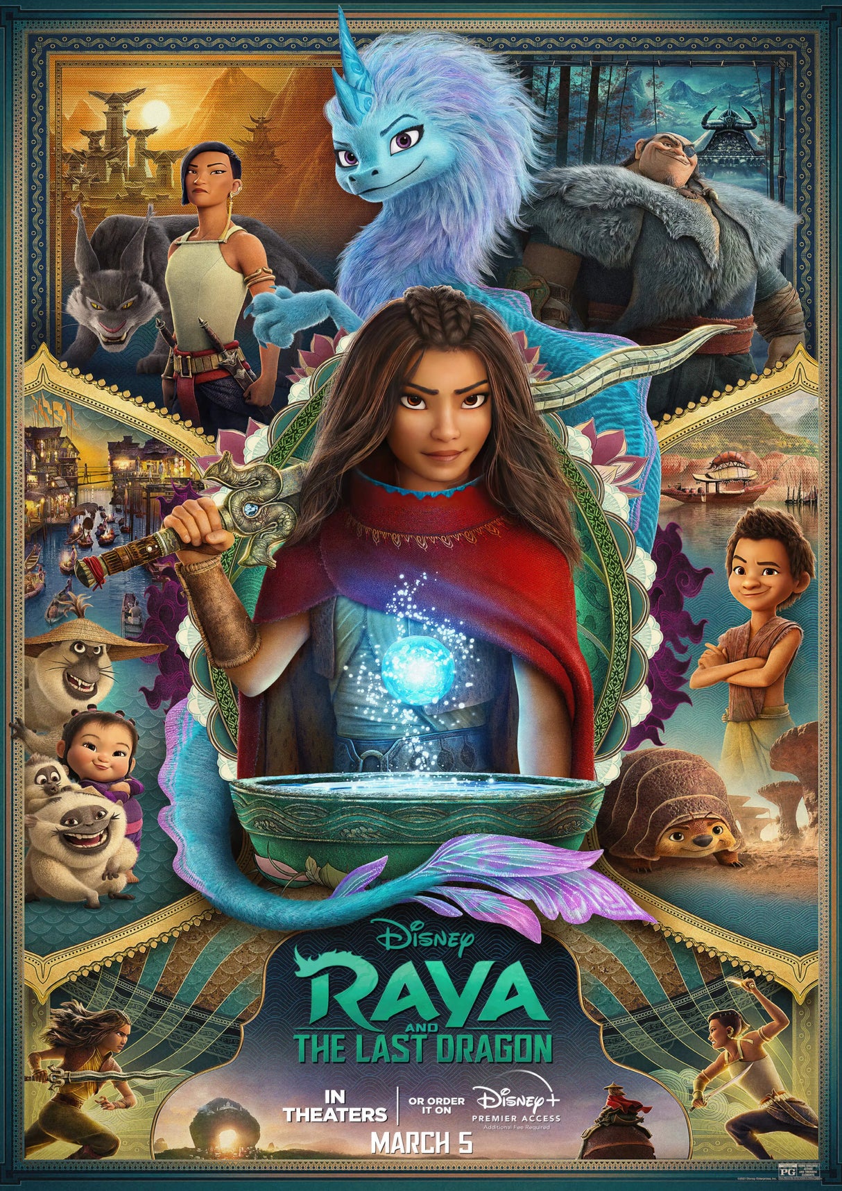 Raya and the Last Dragon A2 Size Movie Poster-Pixel Demon