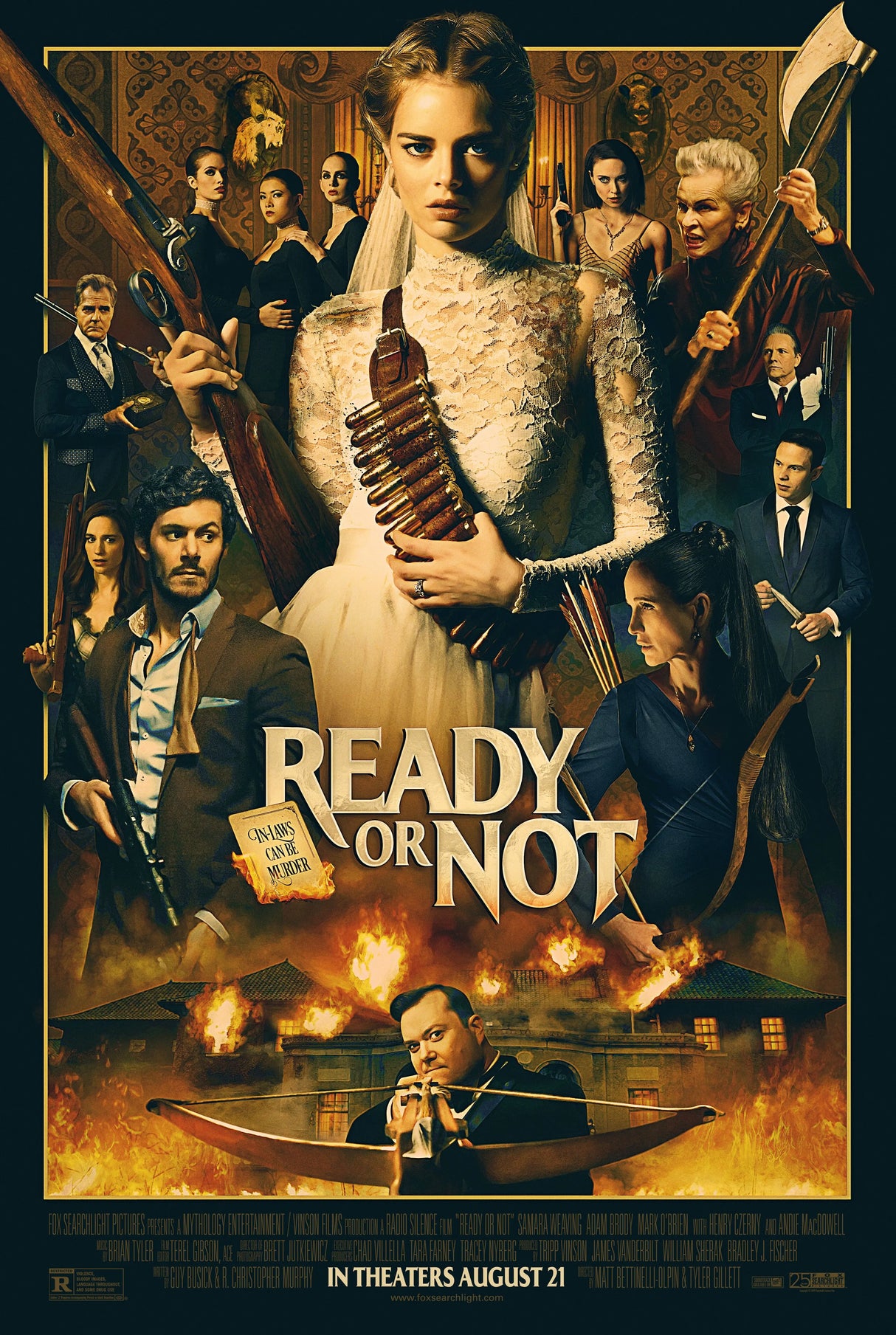 Ready Or Not A2 Size Movie Poster-Pixel Demon