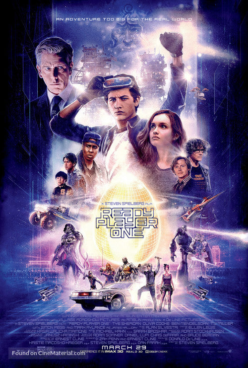 Ready Player One A2 Movie Poster-Pixel Demon