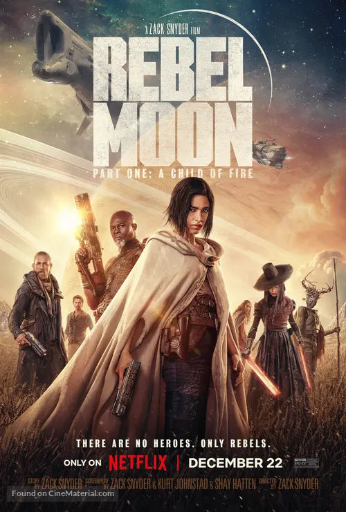 Rebel Moon - Part One: A Child of Fire Cinema Movie Poster A2 Size