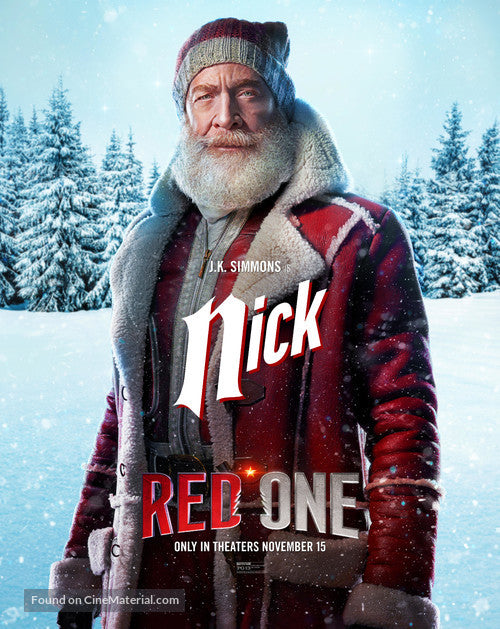 Red One Movie Poster A2 Size Version 7