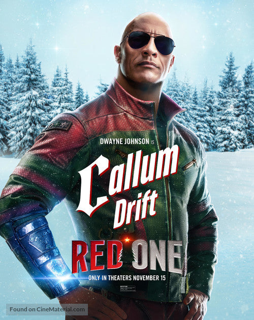 Red One Movie Poster A2 Size Version 3