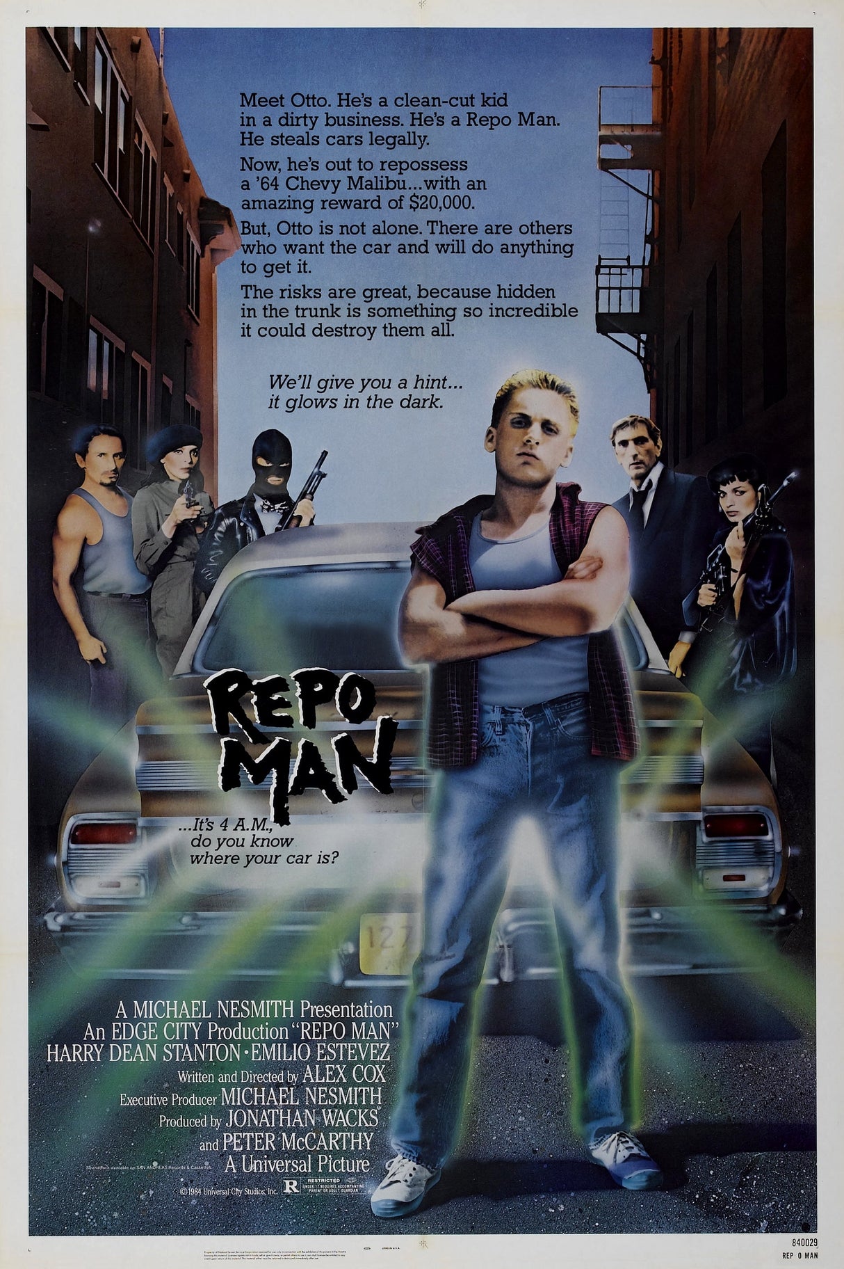 Repo Man A2 Size Movie Poster-Pixel Demon
