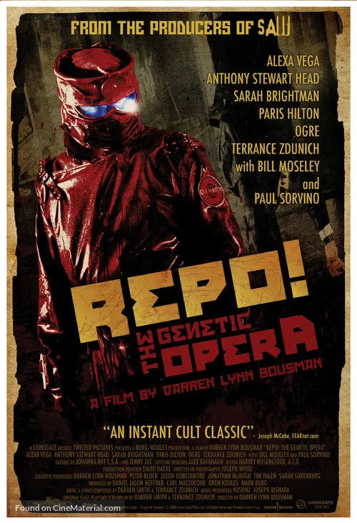 Pixel Demon Repo! The Genetic Opera Movie Poster A2 Size