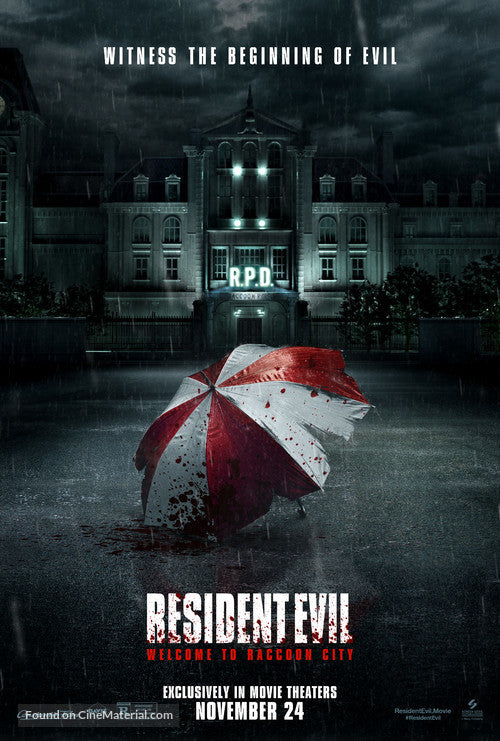 Resident Evil: Welcome to Raccoon City A2 Movie Poster-Pixel Demon