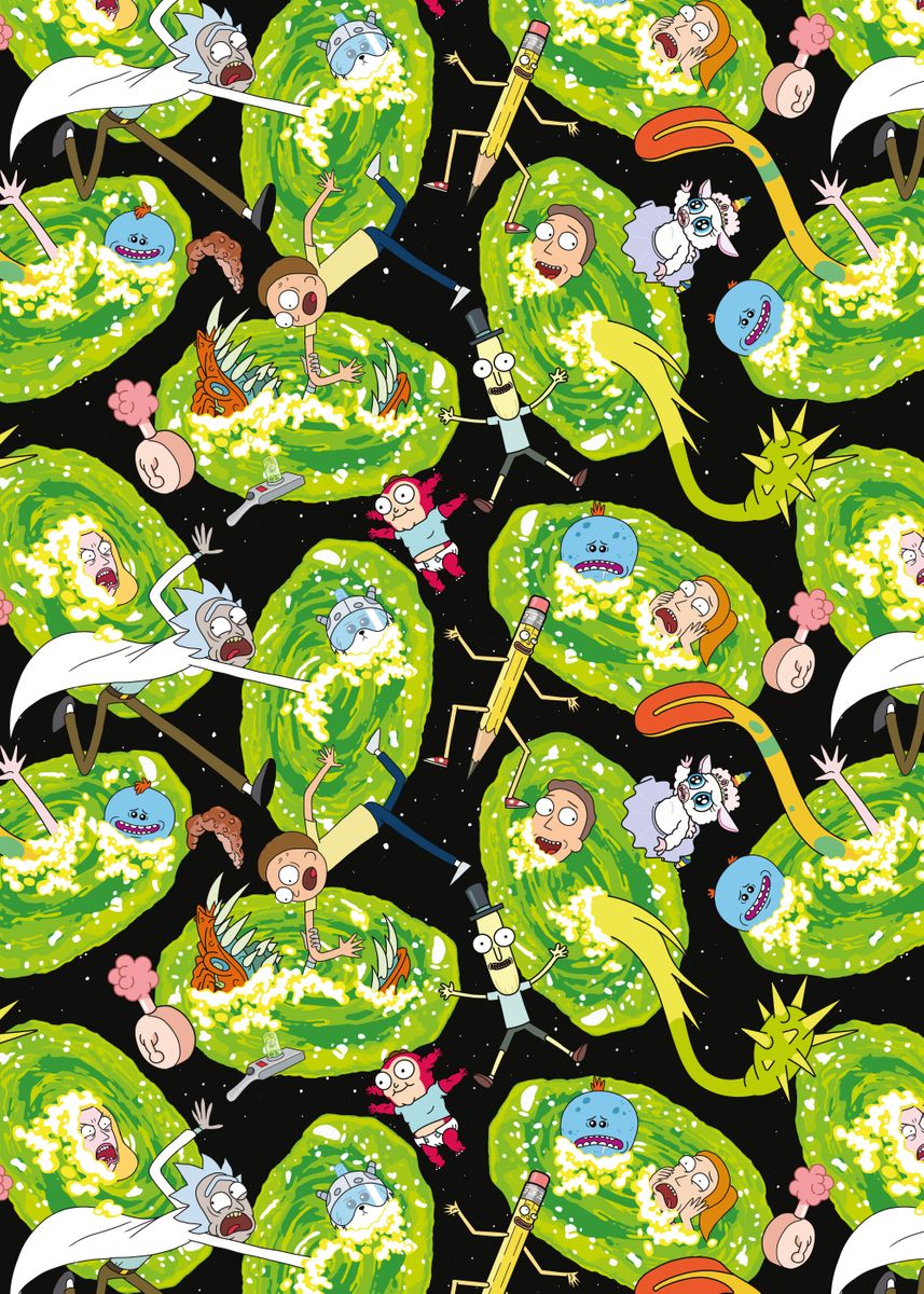 Rick And Morty Option 12 A2 Size Posters-Pixel Demon