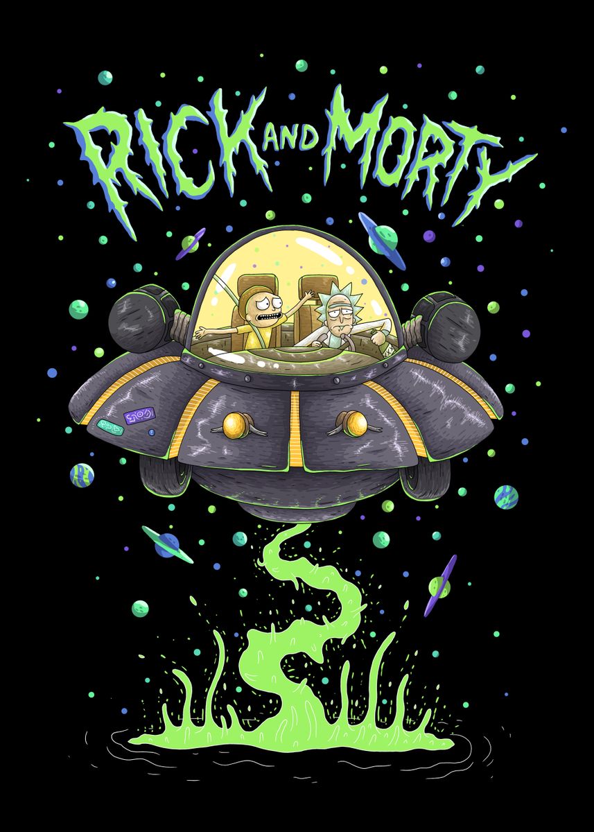 Rick And Morty Option 14 A2 Size Posters-Pixel Demon