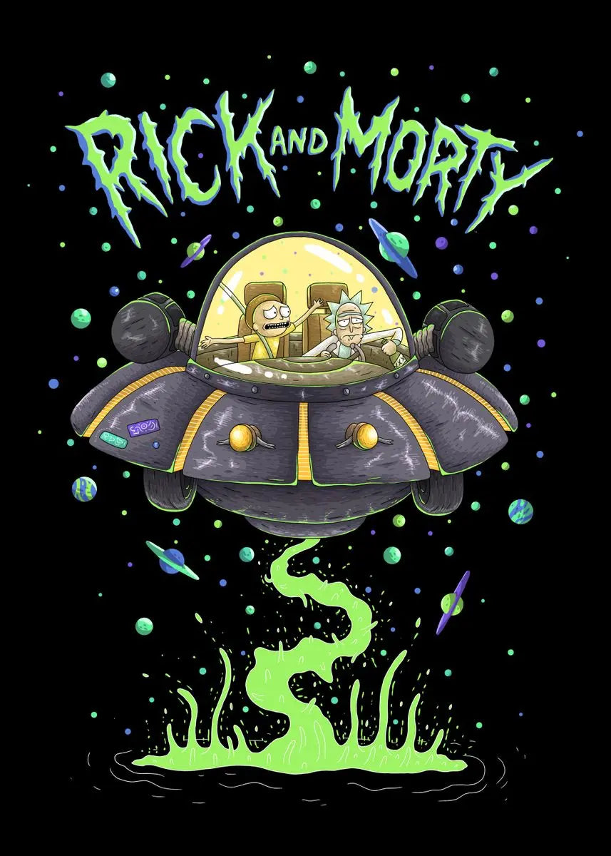 Rick And Morty Option 14 A2 Size Posters-Pixel Demon