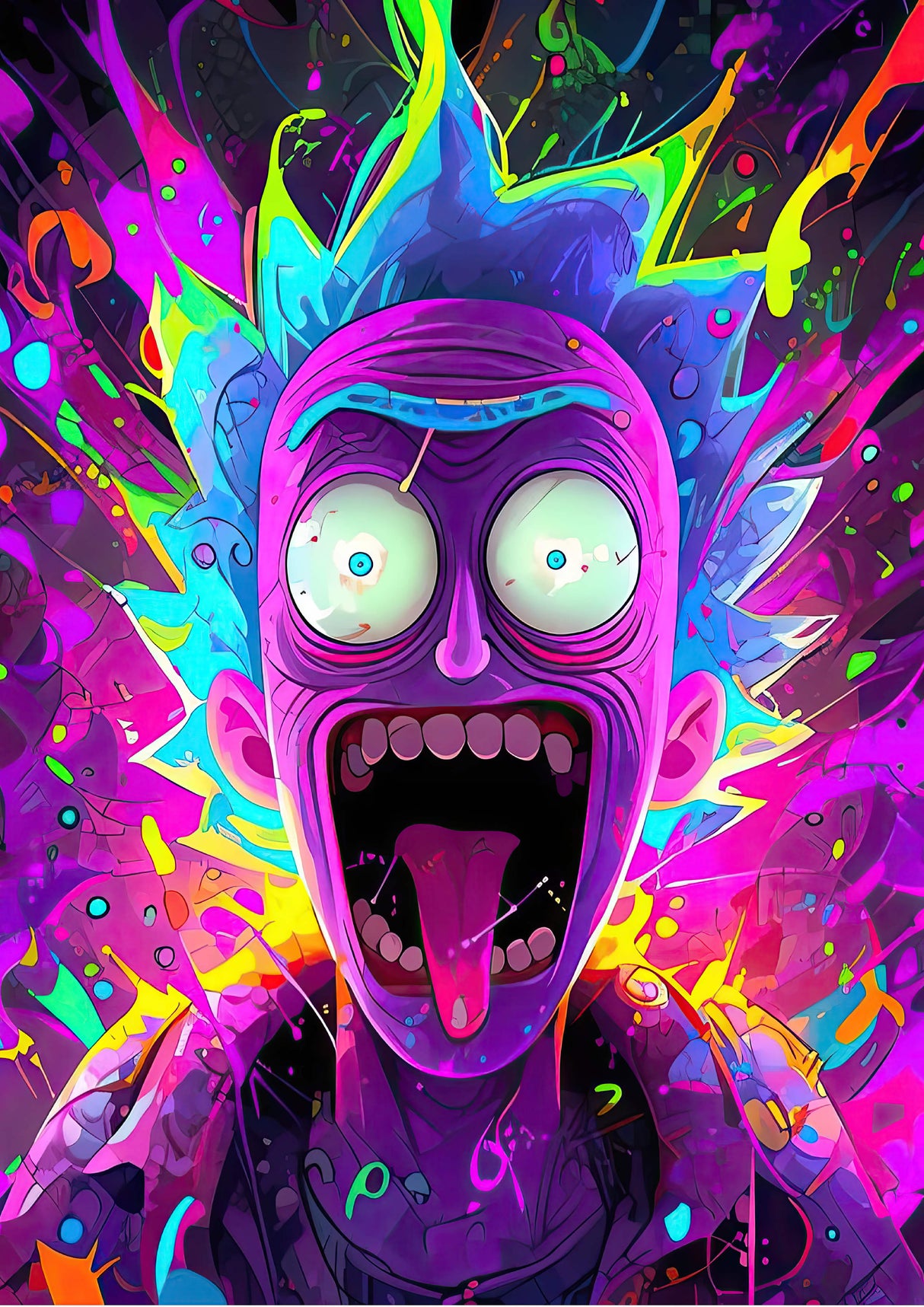 Rick And Morty Option 16 A2 Size Posters-Pixel Demon