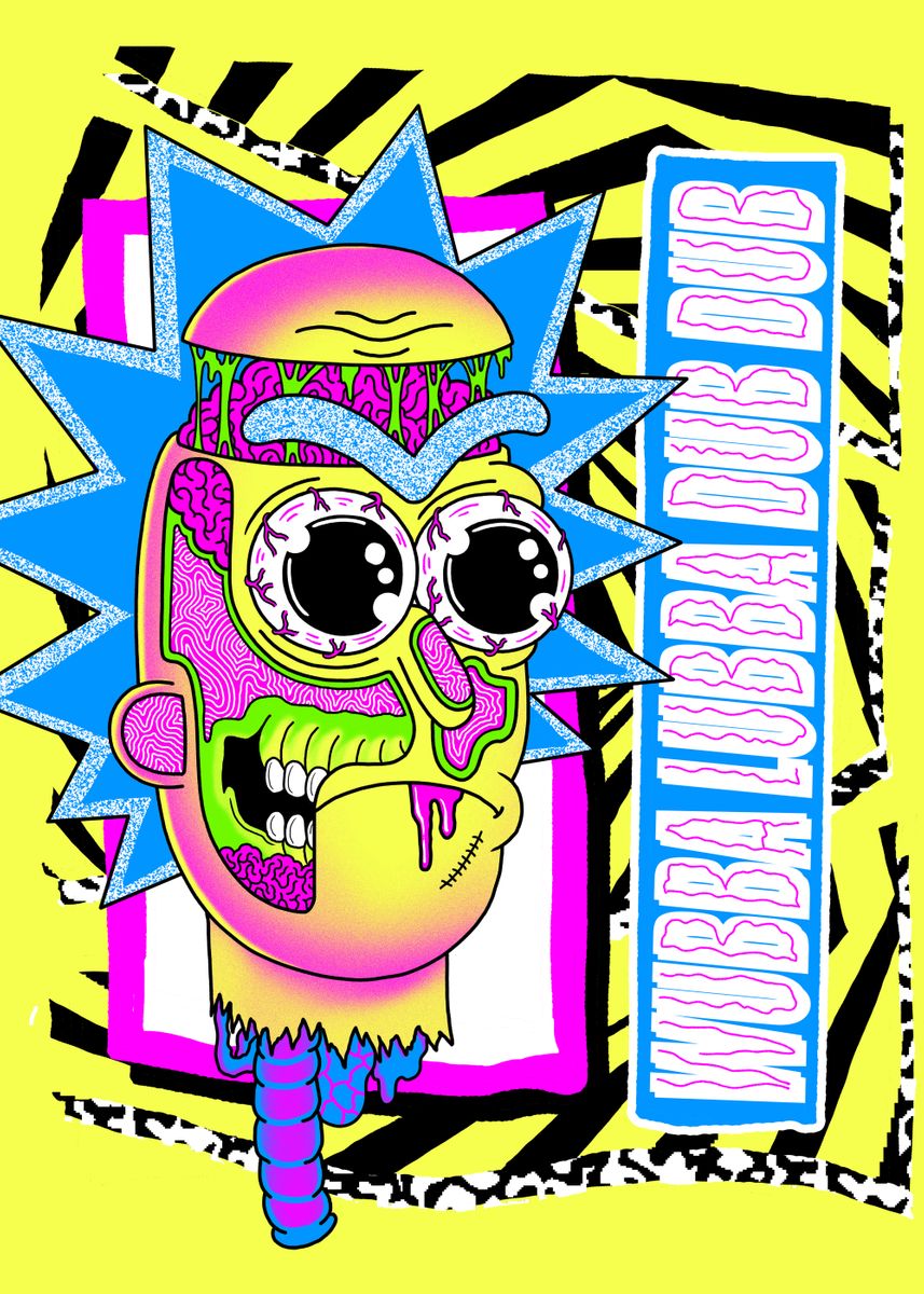 Rick And Morty Option 9 A2 Size Posters-Pixel Demon