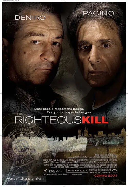 Righteous Kill Cinema Movie Poster A2 Size