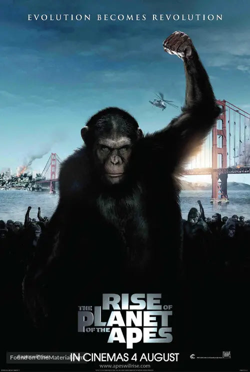 Rise of the Planet of the Apes A2 Movie Poster-Pixel Demon