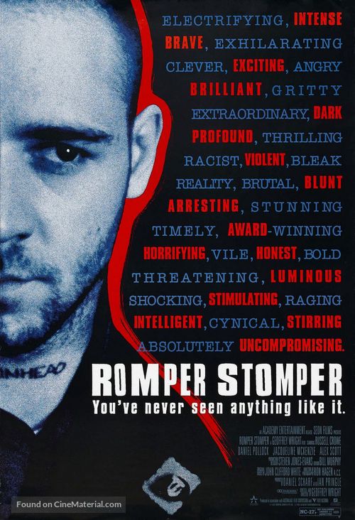 Pixel Demon Romper Stomper Movie Poster A2 Size