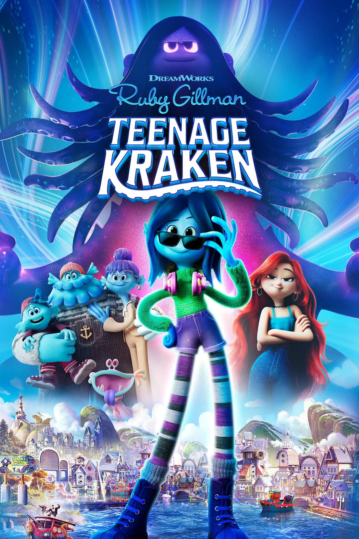 Ruby Gillman, Teenage Kraken Style 2 A2 Size Movie Poster-Pixel Demon