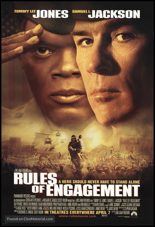 Pixel Demon Rules of Engagement Movie Poster A2 Size