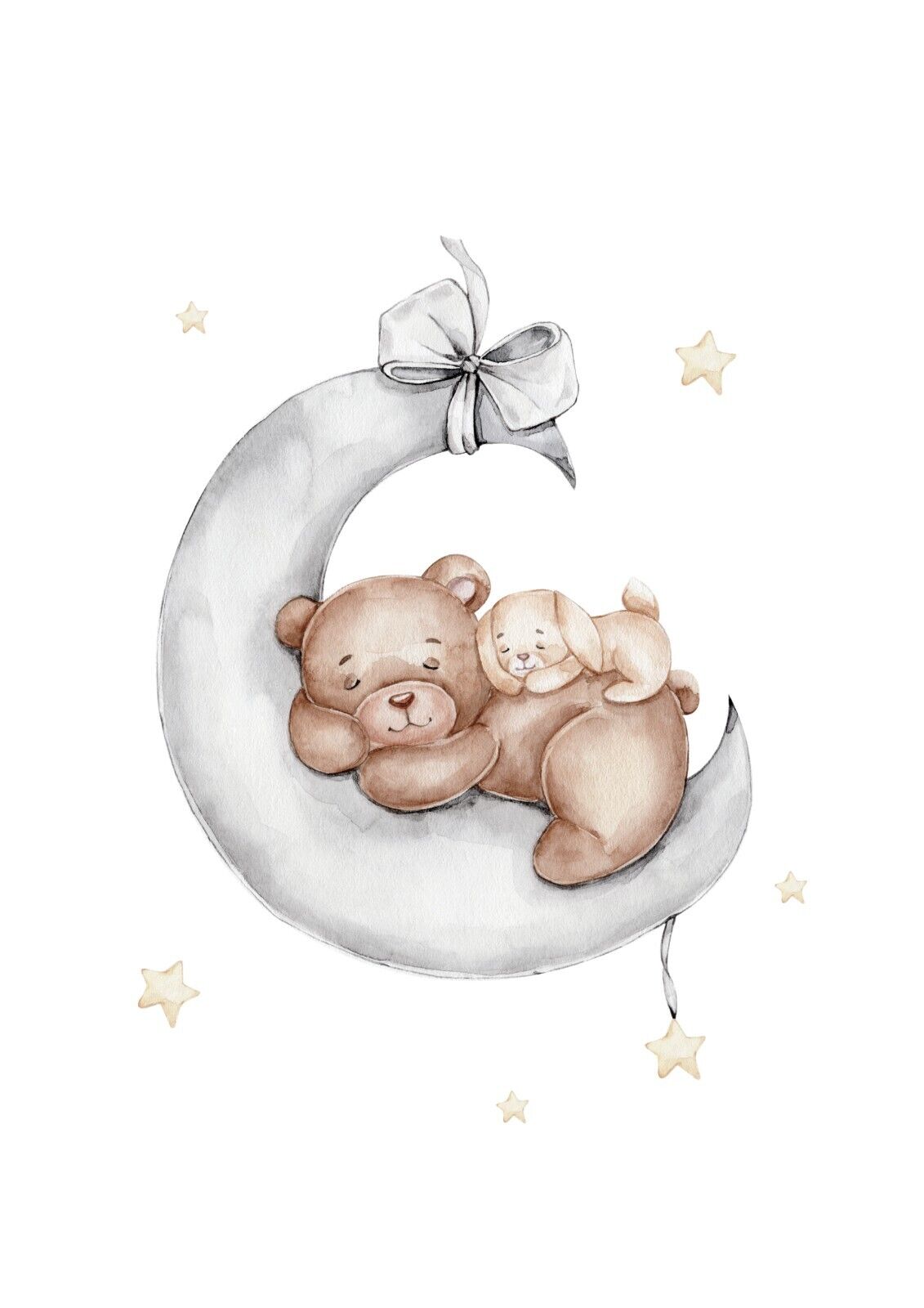 Teddy Bear Poster Prints Nursery Wall Art A2 Posters Full Set - Pixel Demon