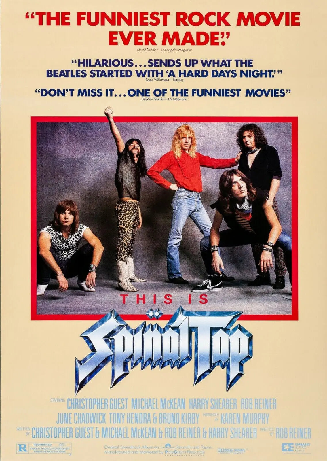 This Is Spinal Tap A2 Size Movie Poster-Pixel Demon
