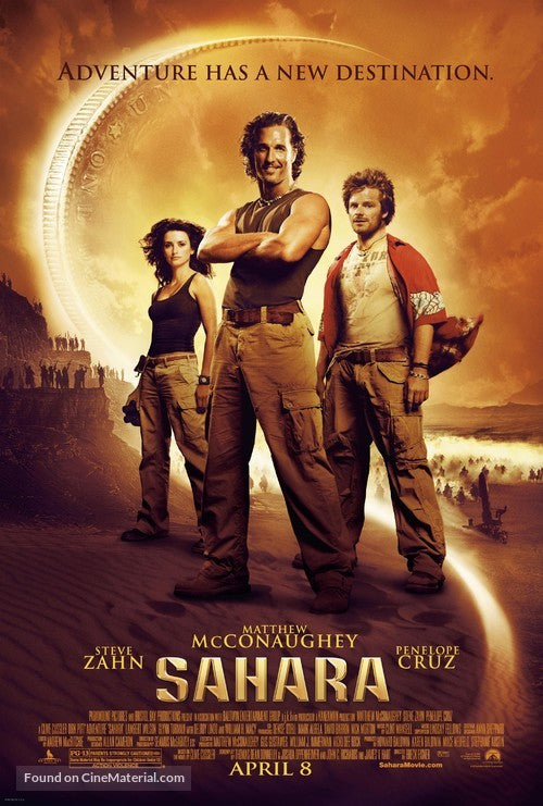 Sahara Cinema Movie Poster A2 Size