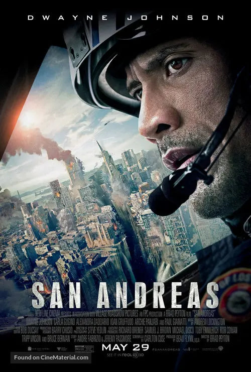 San Andreas A2 Movie Poster-Pixel Demon
