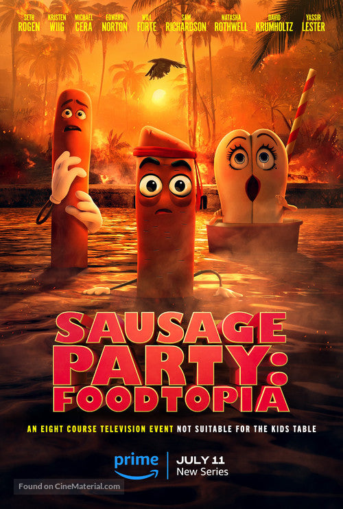 Sausage Party: Foodtopia TV Series Poster A2 Size Version 2