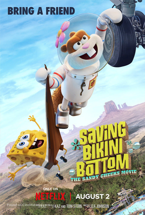 Saving Bikini Bottom Cinema Movie Poster A2 Size Version 1