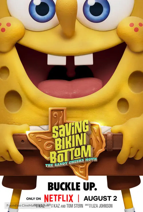 Saving Bikini Bottom Cinema Movie Poster A2 Size Version 3
