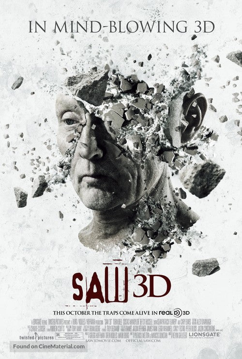 Saw 3D A2 Movie Poster-Pixel Demon