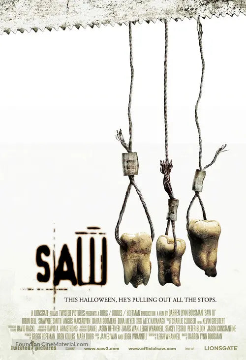 Saw III A2 Movie Poster-Pixel Demon
