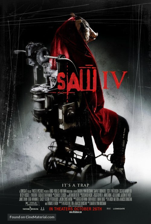 Saw IV A2 Movie Poster-Pixel Demon