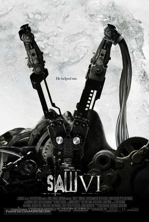 Saw VI A2 Movie Poster-Pixel Demon