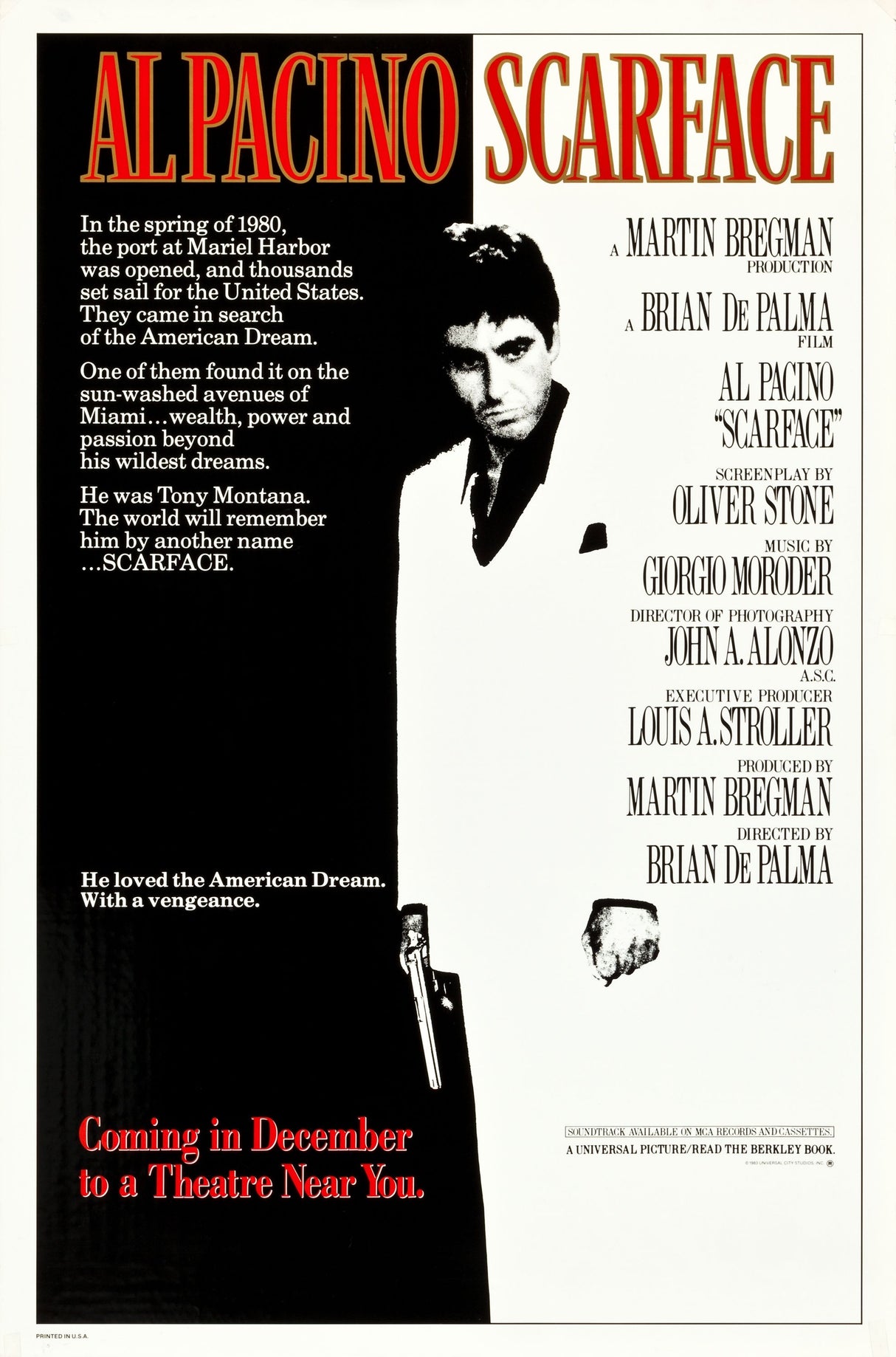 Scarface A2 Size Movie Poster-Pixel Demon