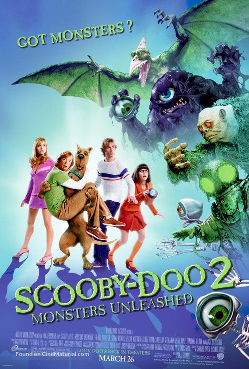 Scooby-Doo 2: Monsters Unleashed Cinema Movie Poster A2 Size