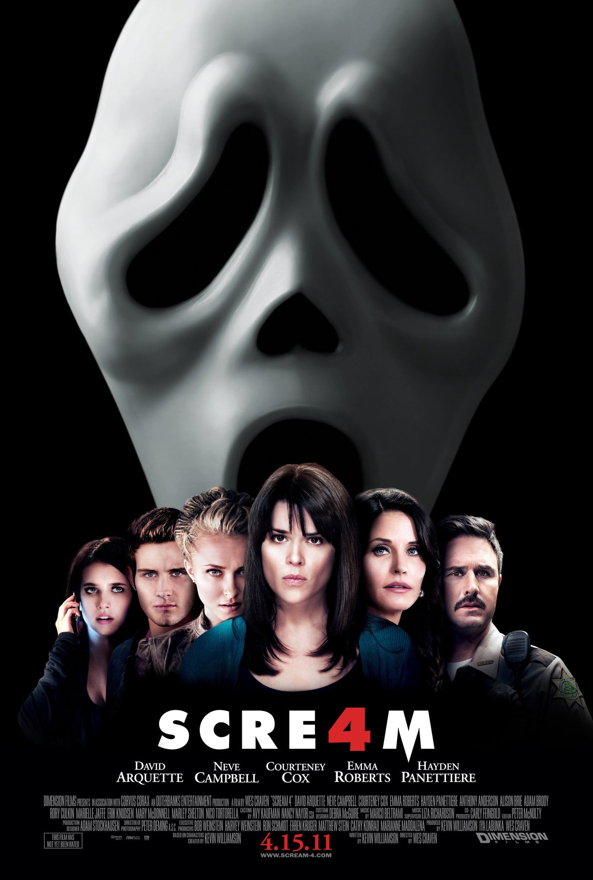 scream 4 A2 Size Movie Poster-Pixel Demon