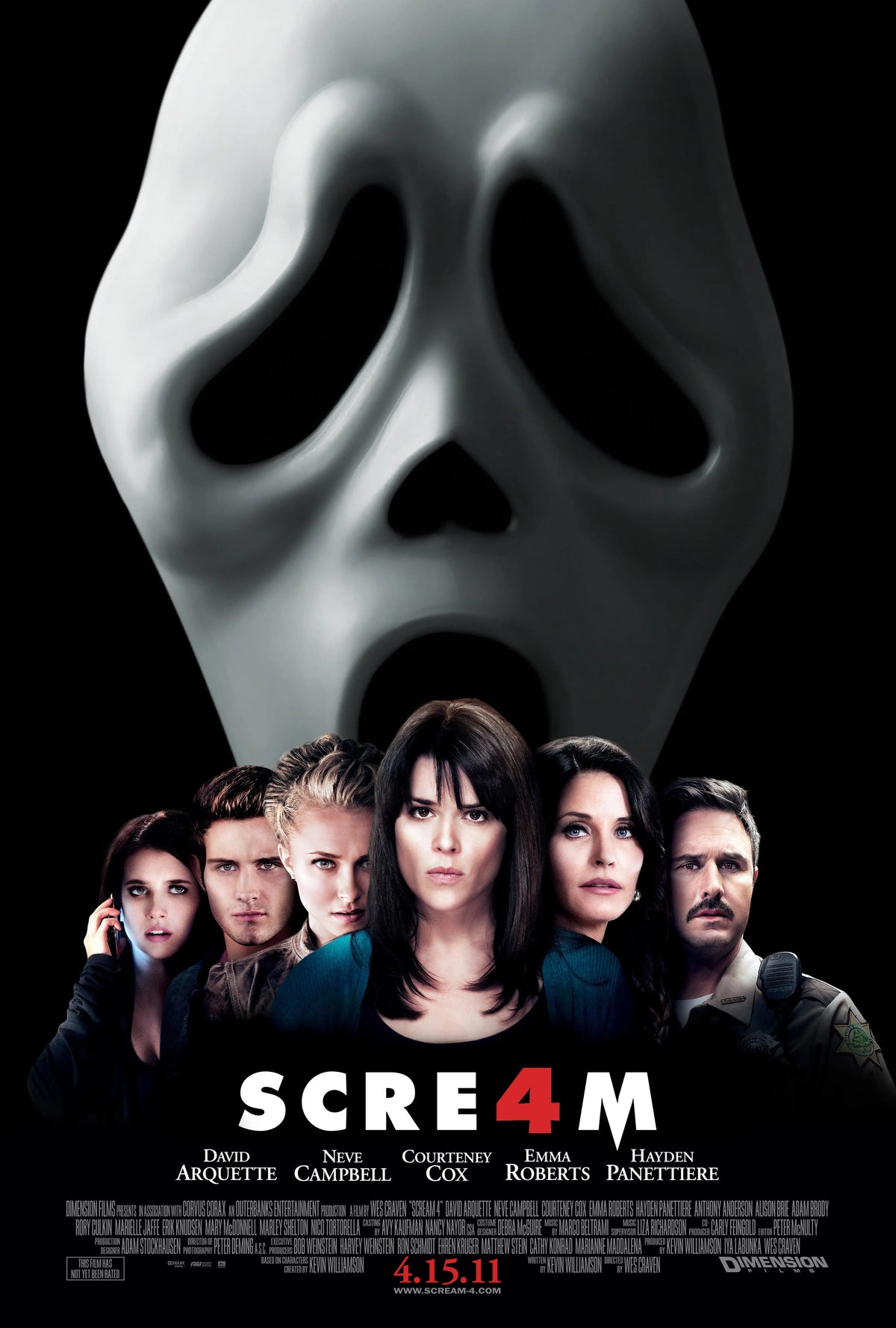 scream 4 A2 Size Movie Poster-Pixel Demon