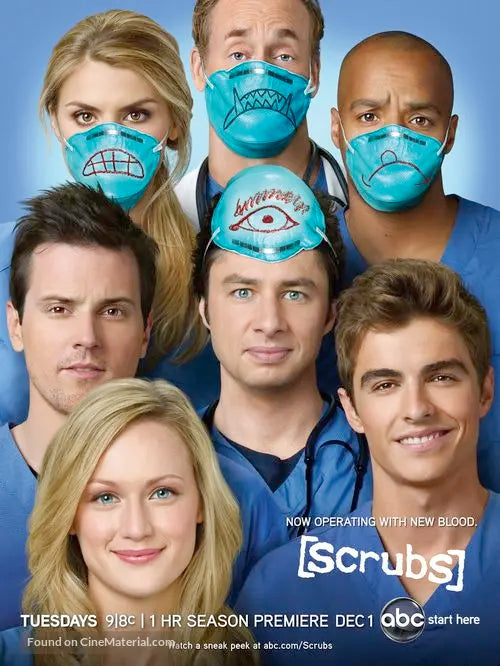 Scrubs TV Series Poster A2 Size Version 2