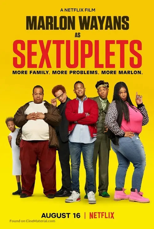 Pixel Demon Sextuplets Movie Poster A2 Size