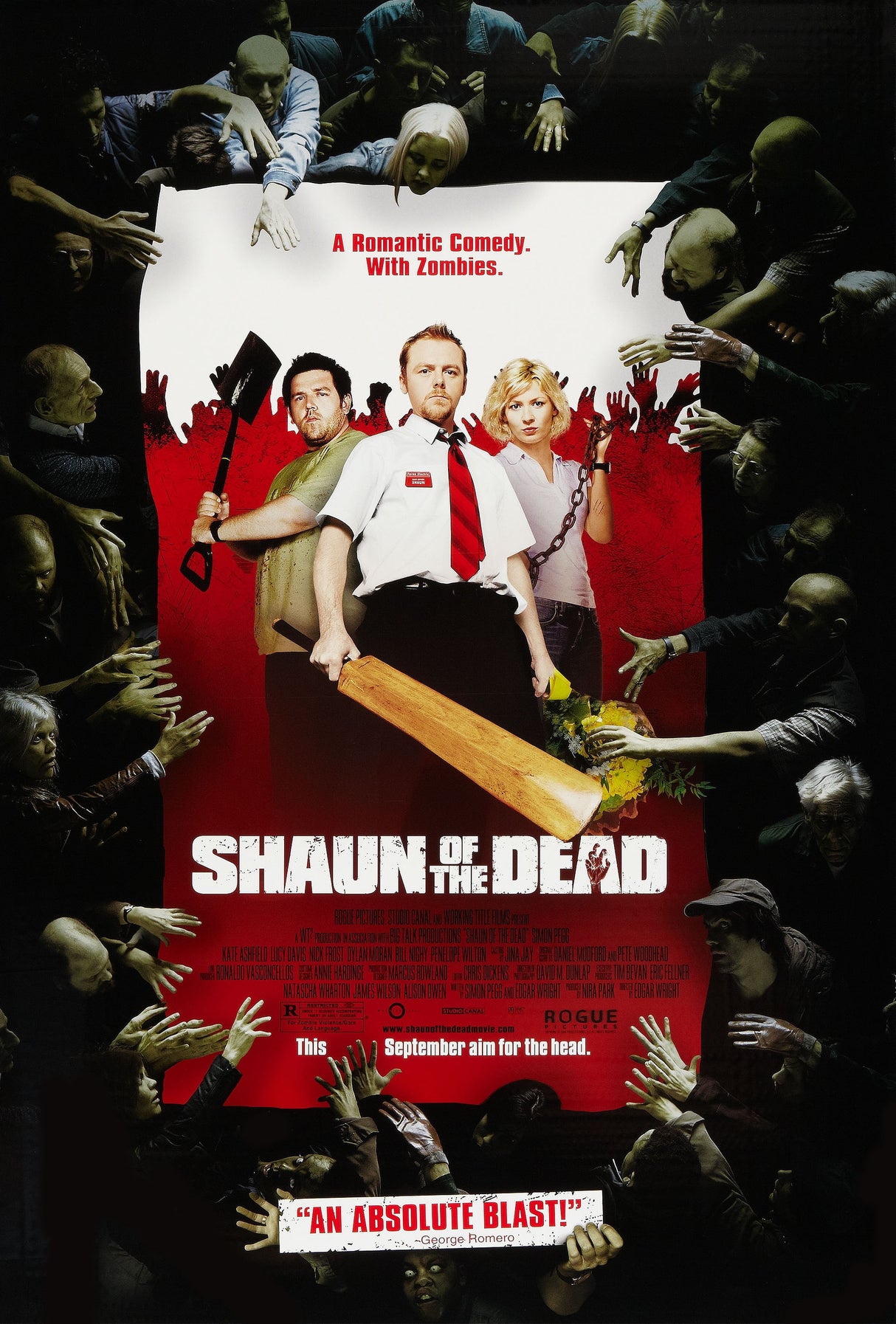 Shaun of the dead A2 Size Movie Poster-Pixel Demon