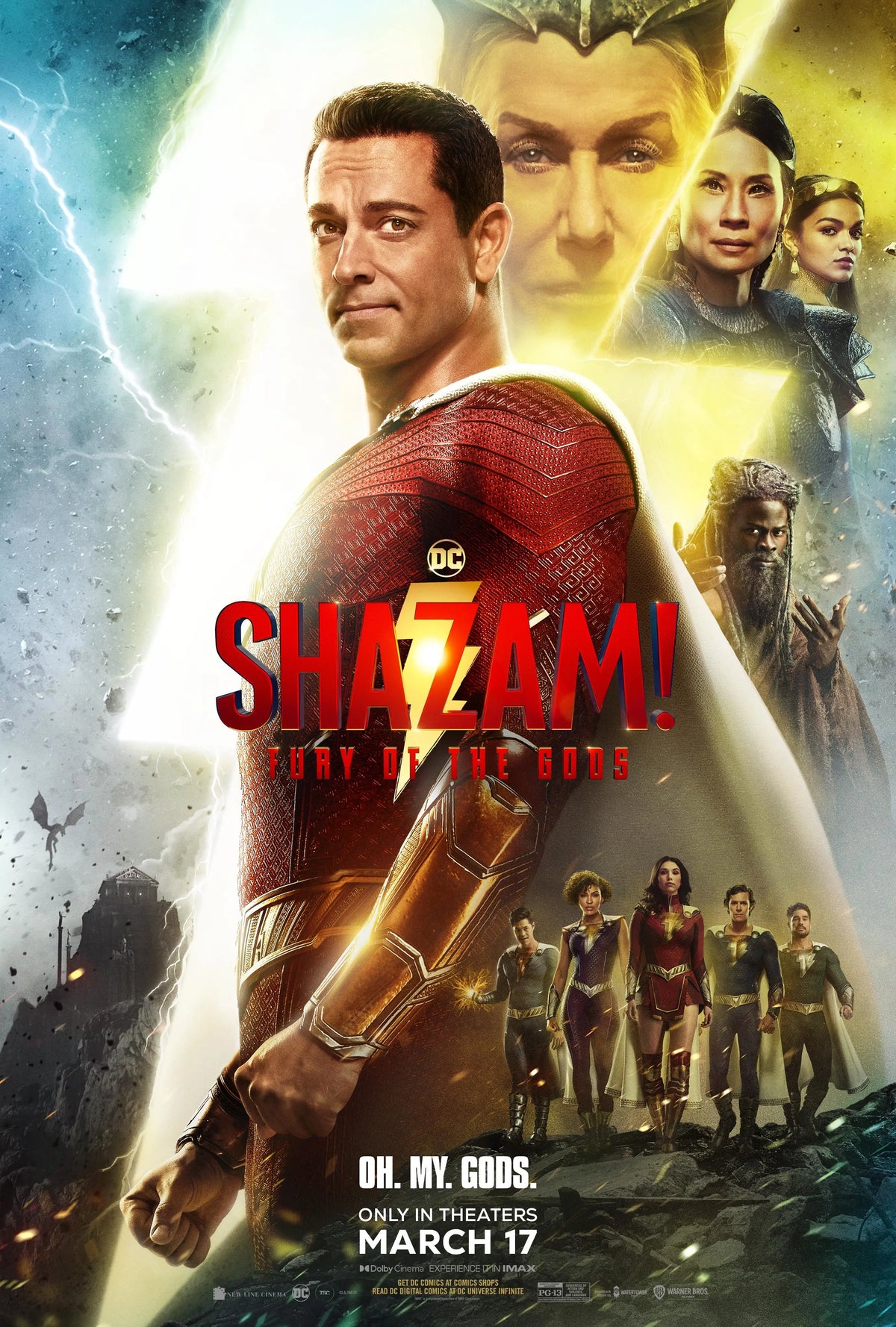 Shazam! Fury of the Gods A2 Size Movie Poster-Pixel Demon