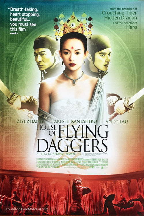 House of Flying Daggers Cinema Movie Poster A2 Size