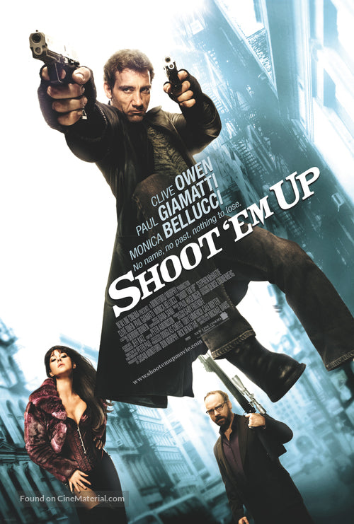 Shoot 'Em Up Cinema Movie Poster A2 Size