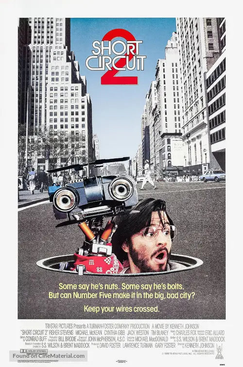 Short Circuit 2 Cinema Movie Poster A2 Size