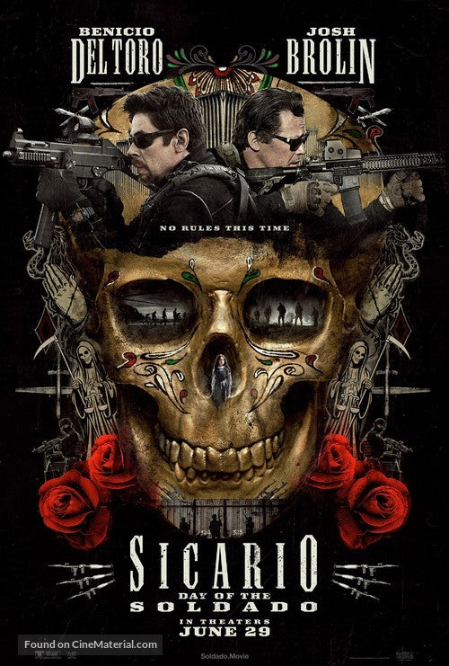 Sicario: Day of the Soldado A2 Movie Poster-Pixel Demon