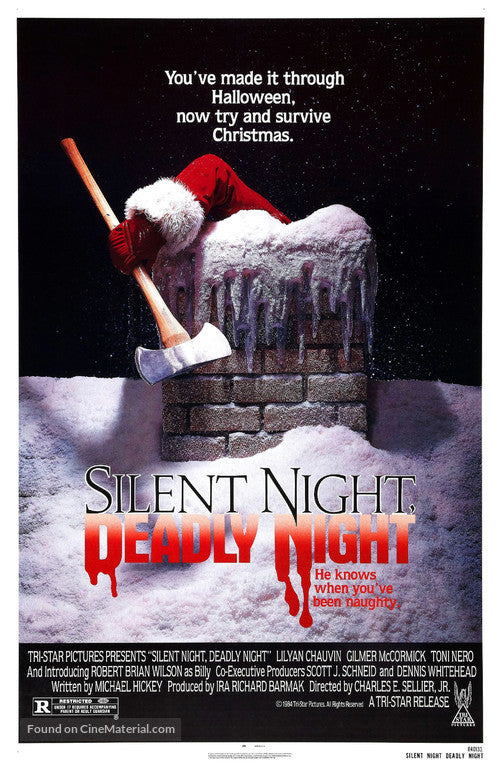 Pixel Demon Silent Night, Deadly Night Movie Poster A2 Size